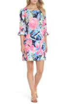 Women's Lilly Pulitzer Sophie Ruffle Dress, Size - Blue