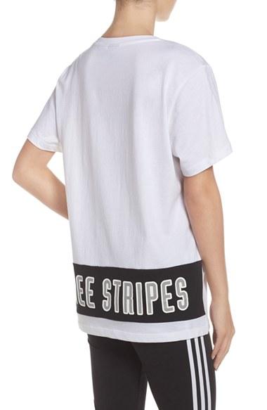 Women's Adidas Originals 3-stripes Tee - White