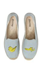 Women's Soludos Embroidered Espadrille Slip-on .5 M - Blue