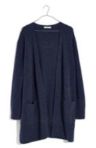Women's Madewell Kent Cardigan Sweater - Blue