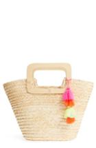 Bp. Straw Ring Handle Basket Tote -