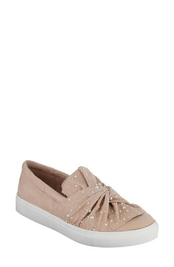 Women's Mia Aretha Embellished Slip-on Sneaker .5 M - Pink
