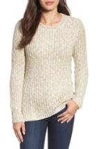 Women's Lucky Brand Side Lace-up Sweater - Ivory