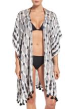 Women's Caslon Tie Dye Tassel Wrap