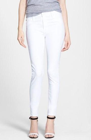 Hudson Jeans 'nico' Skinny Stretch Jeans (white)