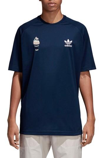 Men's Adidas Originals Football T-shirt - Blue