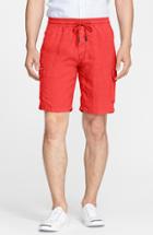 Men's Vilebrequin Linen Bermuda Cargo Shorts
