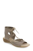 Women's The Flexx Lace-up Gladiator Sandal .5 M - Metallic