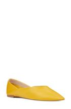 Women's Nine West Monika - 40th Anniversary Capsule Collection Skimmer Flat M - Yellow