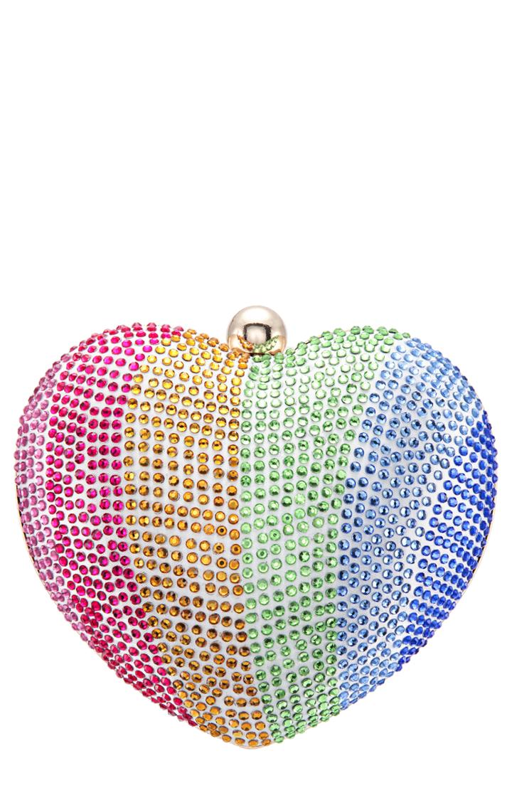 Nina Crystal Embellished Minaudiere -