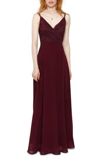 Women's Heartloom Haley Lace & Chiffon Gown