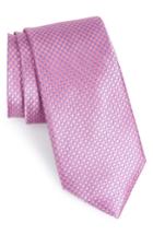 Men's Nordstrom Men's Shop London Dot Silk Tie, Size - Pink