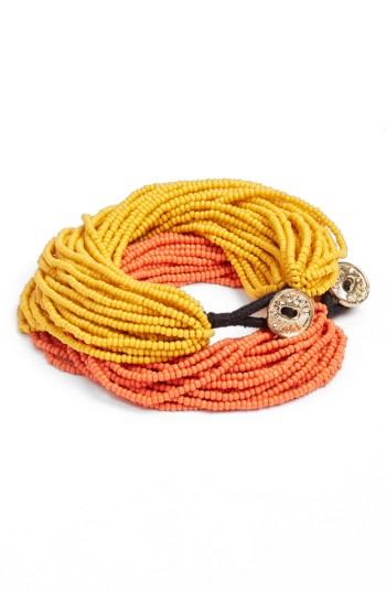 Women's Ink + Alloy Set Of 2 Beaded Bracelets
