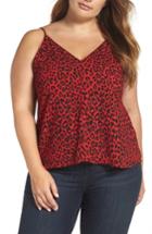 Women's Bp. Double V-neck Camisole Top - Red