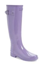 Women's Hunter Original Refined High Gloss Waterproof Rain Boot M - Purple