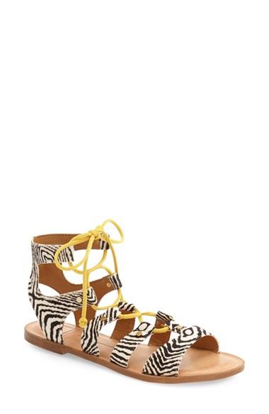 Women's Dolce Vita 'jasmyn' Ghillie Sandal M - Black