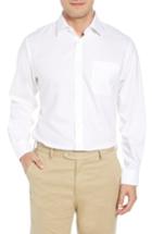 Men's Nordstrom Men's Shop Smartcare(tm) Traditional Fit Solid Dress Shirt .5 34/35 - White