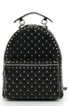 Valentino Garavani Rockstud Spike Quilted Leather Backpack - Black