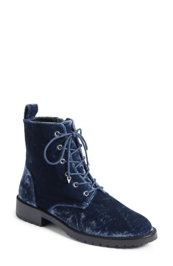 Women's Rebecca Minkoff Gerry Lace-up Boot .5 M - Grey