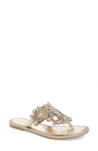 Women's Lauren Lorraine St. Tropez Sandal .5 M - Metallic
