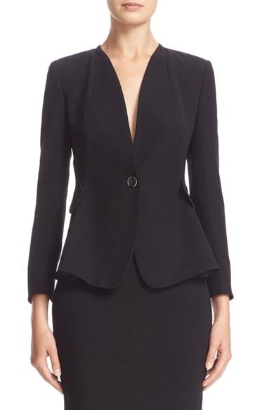 Women's Armani Collezioni Tech Cady One-button Jacket
