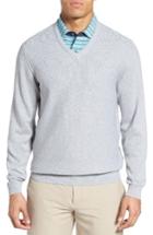 Men's Bobby Jones Pique Jersey V-neck Sweater