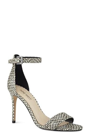 Women's Nine West 'mana' Ankle Strap Sandal M - Black