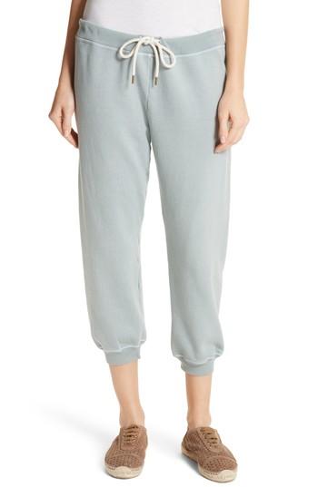 Women's The Great. The Cropped Jogger Pants - Green