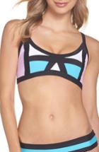 Women's Pilyq Color Block Bikini Top - Purple