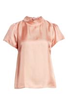 Women's J.crew Collection Bow Back Silk Top - Pink