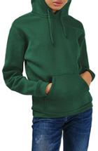 Women's Topshop Oversize Hoodie Us (fits Like 0) - Green