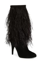 Women's Michael Michael Kors Asha Feather Boot M - Black