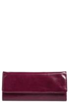 Women's Hobo 'sadie' Leather Wallet - Purple