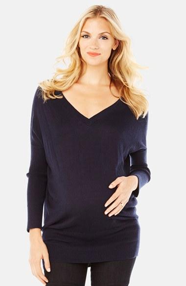 Women's Rosie Pope V-neck Maternity Sweater