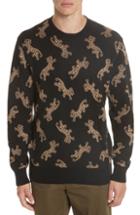 Men's Ovadia & Sons Leopard Jacquard Sweater
