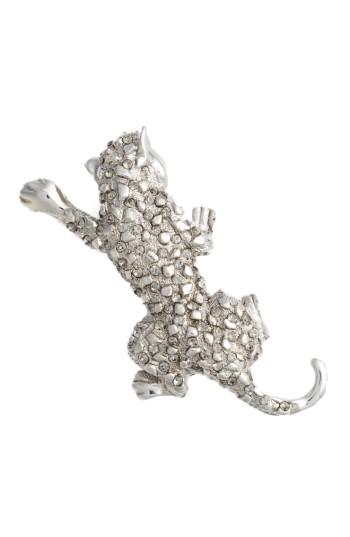 Women's Oscar De La Renta Leopard Pin