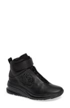 Women's Taryn Rose Zanna High Top Sneaker M - Black