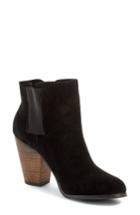 Women's Sole Society 'lylee' Suede Bootie .5 M - Black