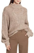 Women's Tracy Reese Cowl Neck Sweater - Brown