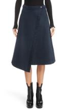 Women's Acne Studios Asymmetrical Wrap Skirt Us / 34 Eu - Black