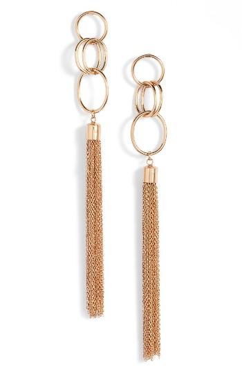 Women's Ettika Chain Tassel Drop Earrings