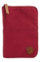 Fjallraven Canvas Passport Wallet - Purple