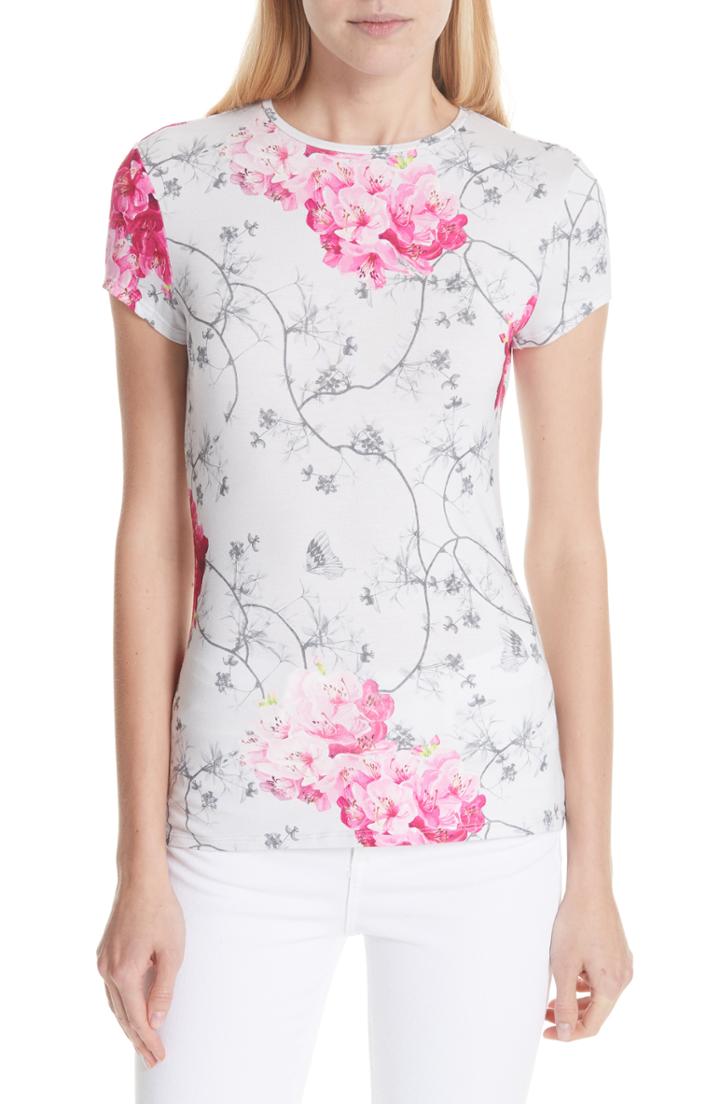 Women's Ted Baker London Miriall Babylon Fitted Tee