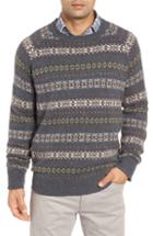 Men's Peter Millar Mountainside Fair Isle Crewneck Sweater