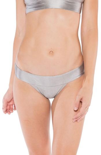 Women's Byrds Of Paradise Selena Hipster Bikini Bottoms - Grey