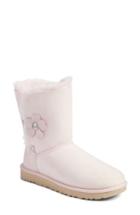 Women's Ugg Bailey Button Poppy Genuine Shearling Boot M - Pink