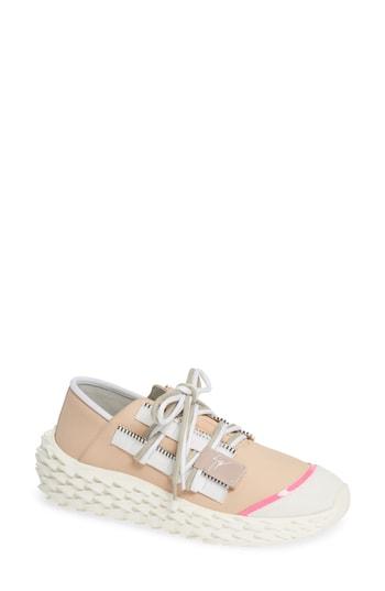 Women's Giuseppe Zanotti Scale Sole Sneaker M - Pink