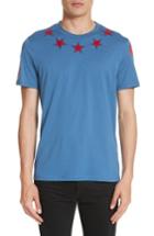 Men's Givenchy Cuban Fit Star 74 T-shirt, Size - Blue
