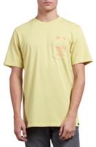 Men's Volcom Luxxxury Graphic Pocket T-shirt - Yellow
