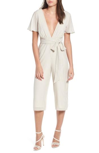 Women's 4si3nna Culotte Jumpsuit - White